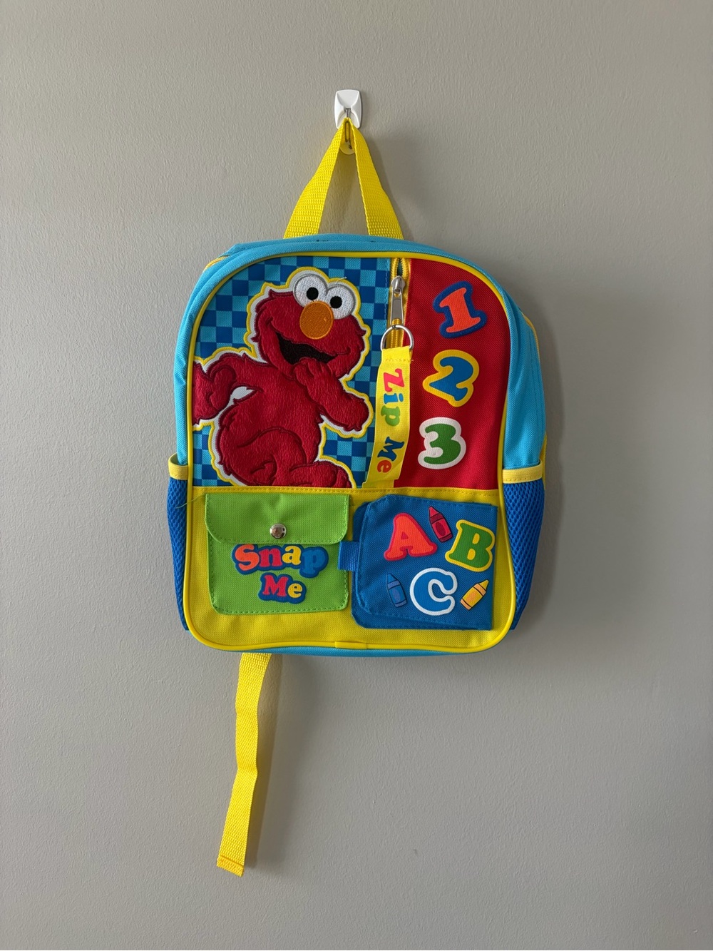 VINTAGE Sesame Street Elmo Activity Backpack